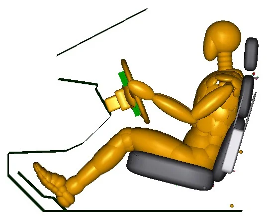 50th Driver Model: 25mph Unbelted