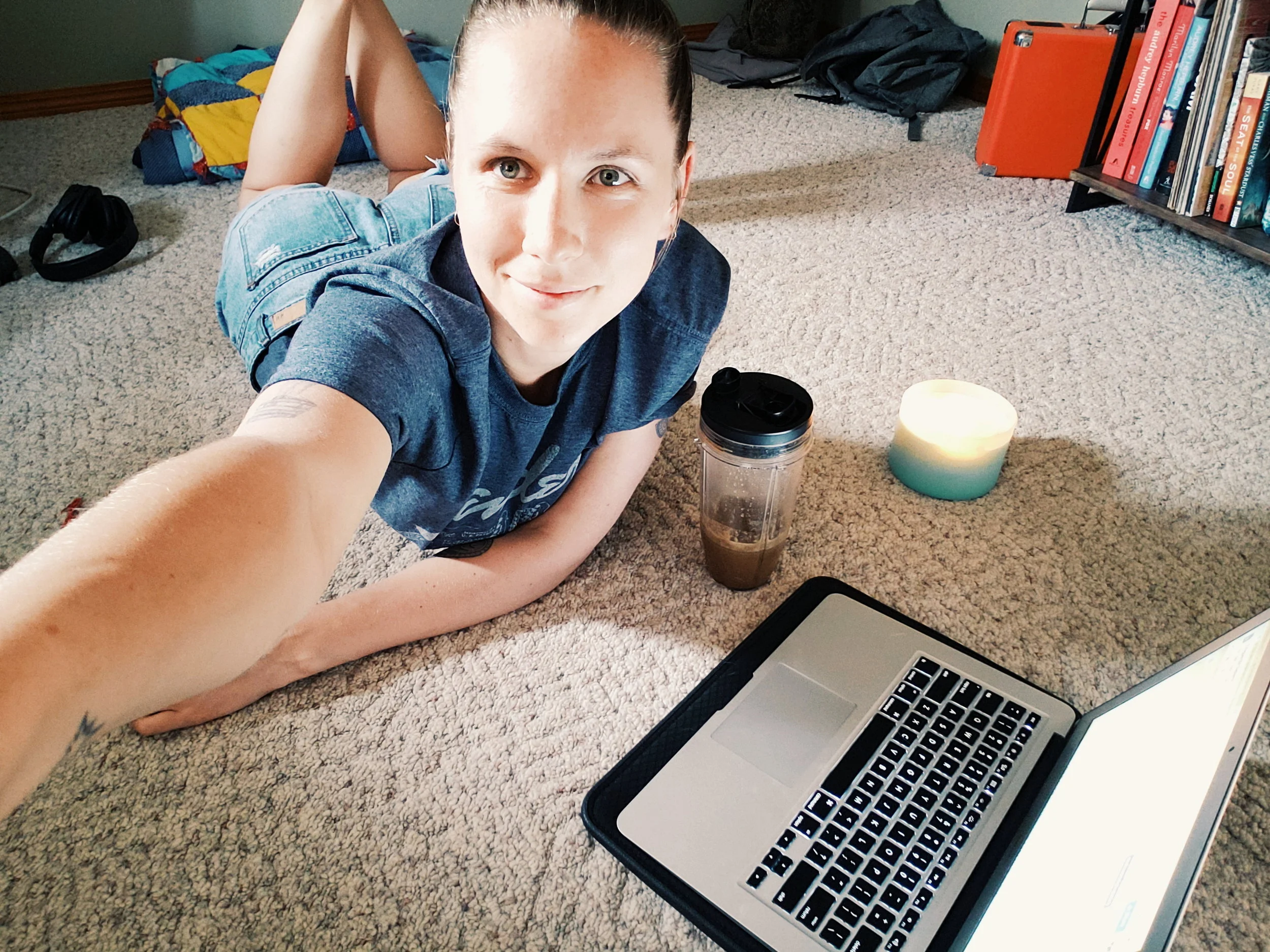 Getting my butt into inspiration station.