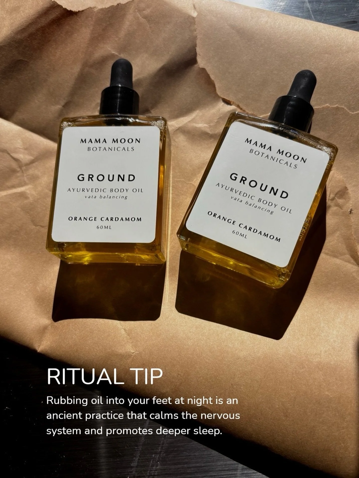 Winter Rituals 🌙
⠀⠀⠀⠀⠀⠀⠀⠀⠀
The weather is changing and so is my daily routine &mdash; earlier nights, less noise, and more care for my nervous system.
⠀⠀⠀⠀⠀⠀⠀⠀⠀
One of my favorite nightly rituals: rubbing oil on my feet before bed. It&rsquo;s an anc