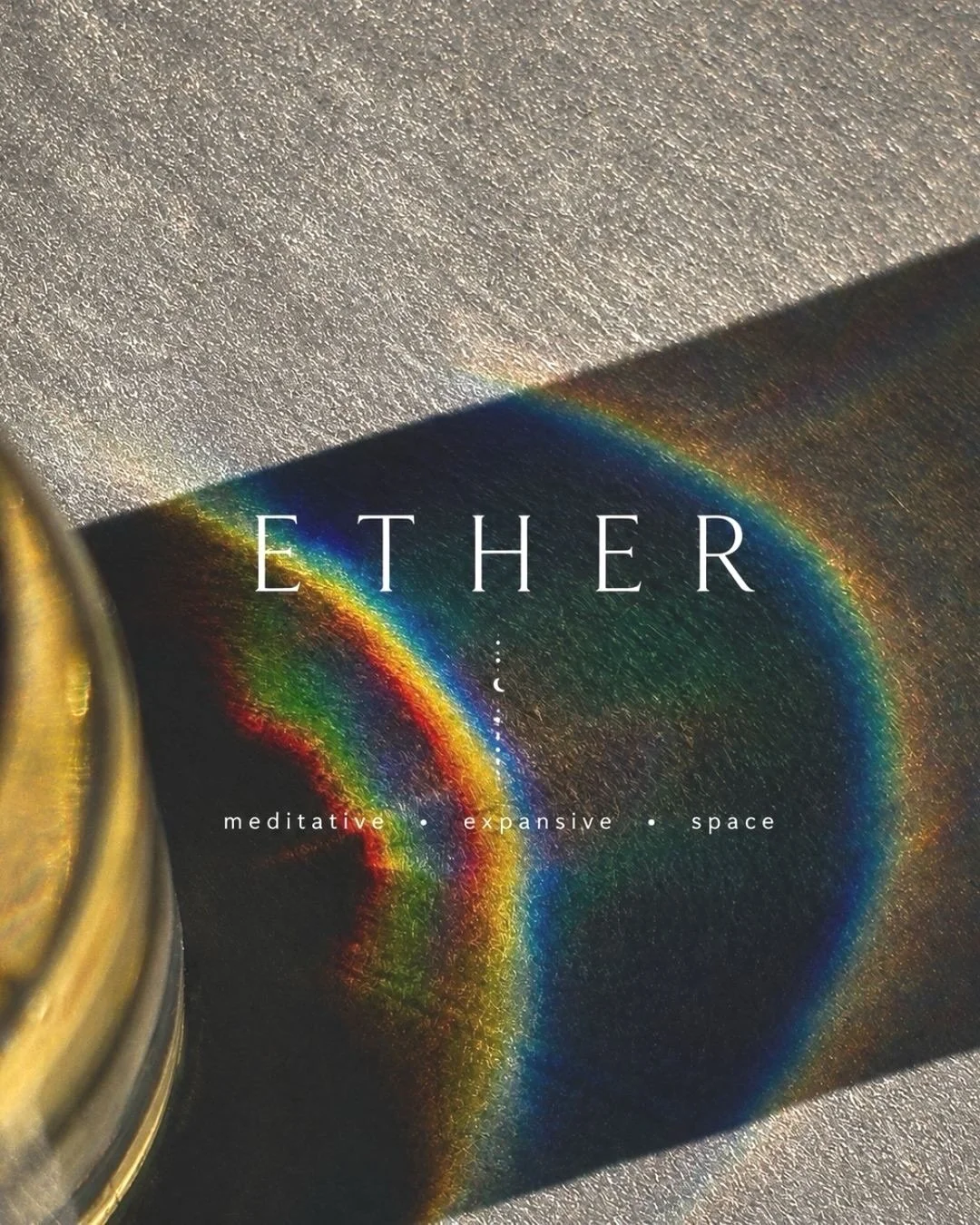 ETHER &mdash; the element of space.
⠀⠀⠀⠀⠀⠀⠀⠀⠀
frankincense, sandalwood, lavender, clary sage, + palo santo.
⠀⠀⠀⠀⠀⠀⠀⠀⠀
in Ayurveda, ether is associated with openness, stillness, and the space between things.
⠀⠀⠀⠀⠀⠀⠀⠀⠀
coming soon ✺
