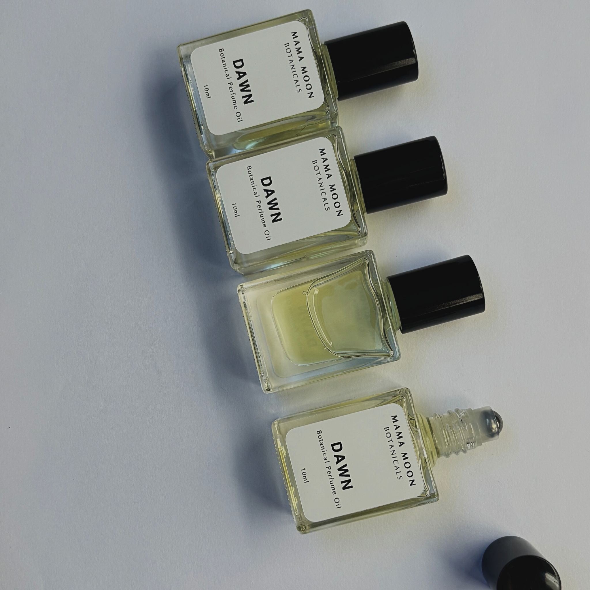 Dawn natural perfume with orange blossom, neroli, jasmine, and amber