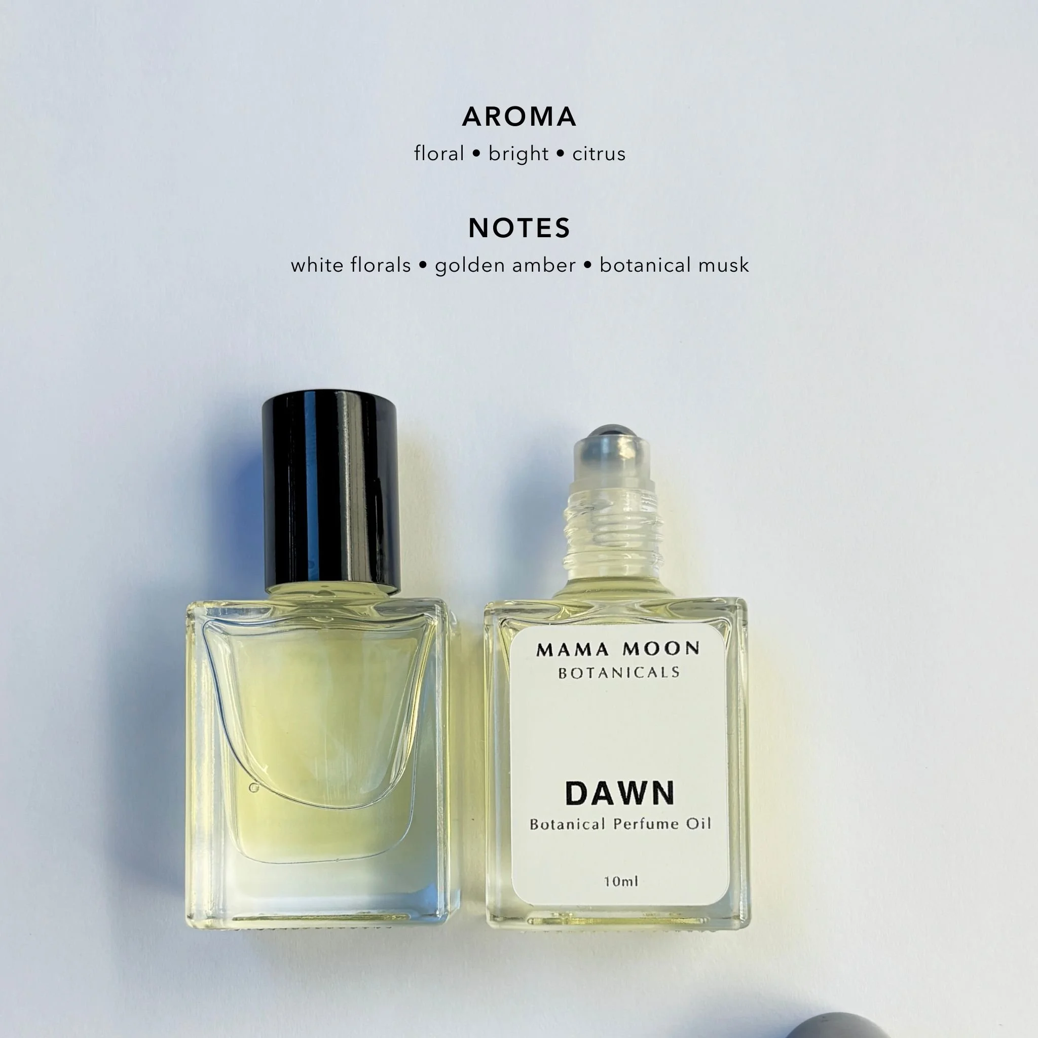 Dawn 3ml natural perfume oil made with botanical extracts and essential oils