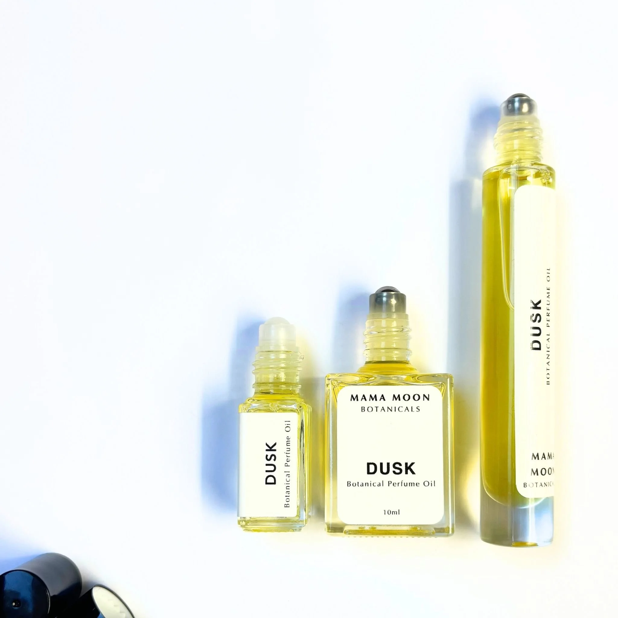 DUSK natural perfume oil available in 3ml rollerball and 10ml bottle