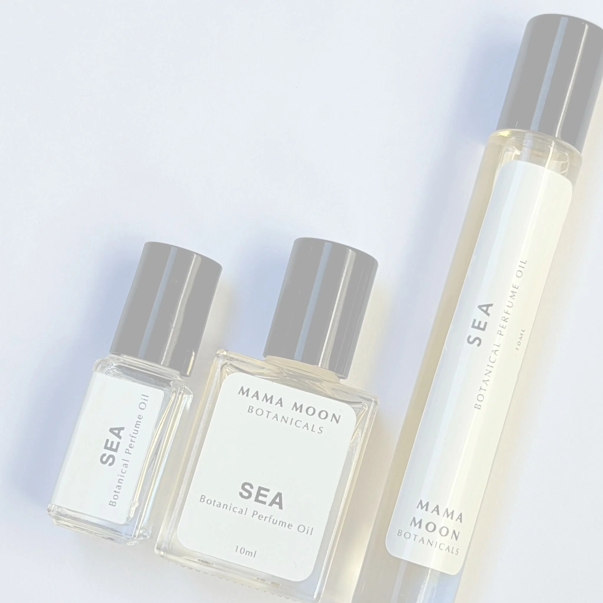 SEA natural perfume oil available in 3ml rollerball and 10ml bottle