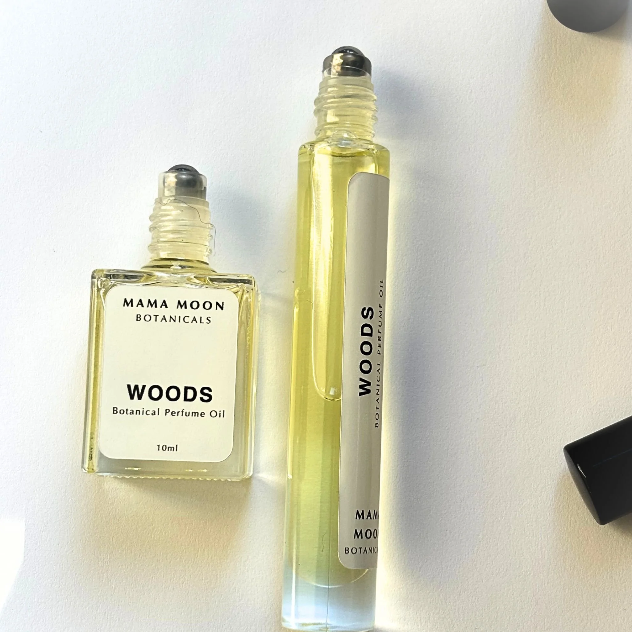 WOODS natural perfume oil with sandalwood, cedarwood, and vetiver