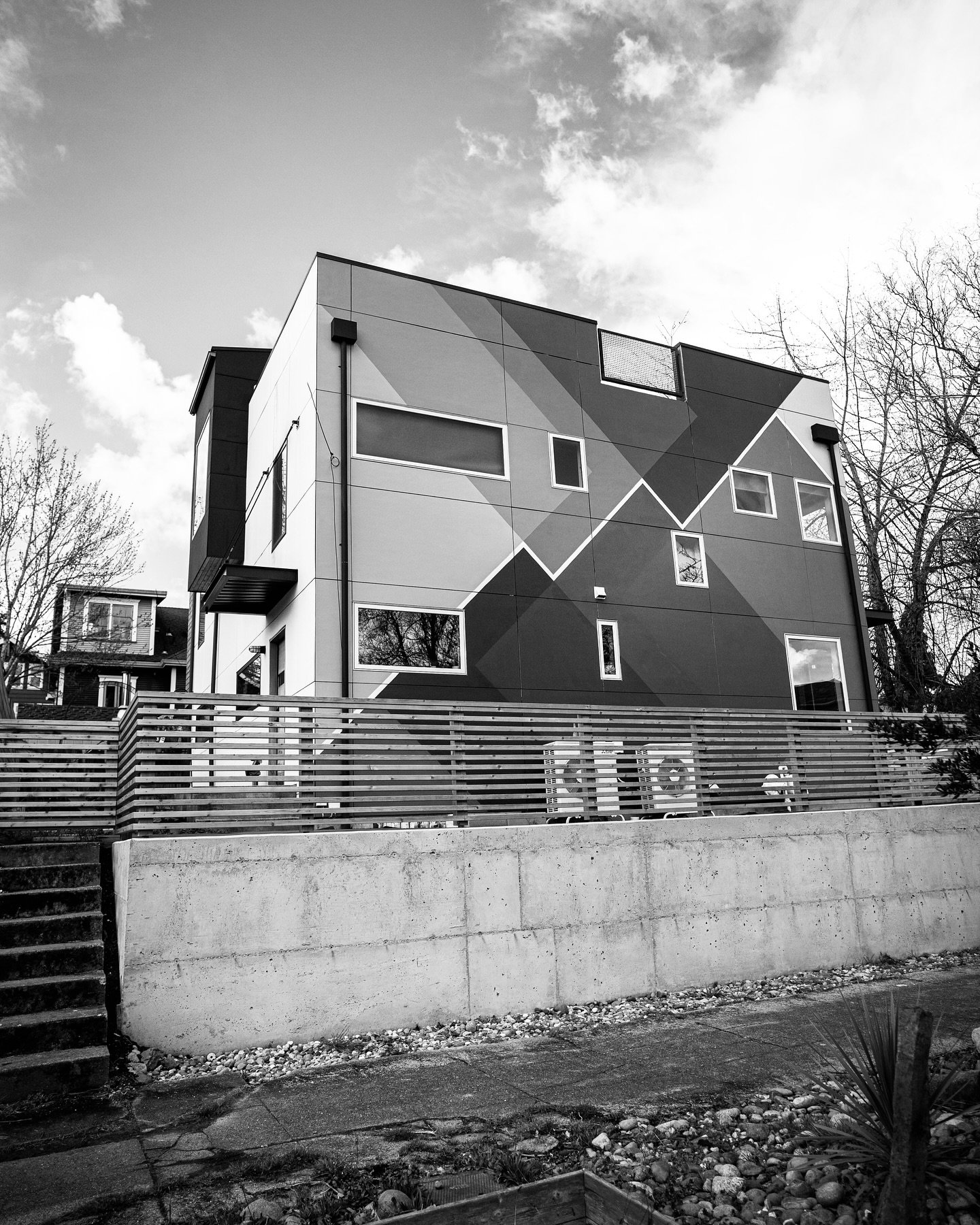 we got to enjoy a little winter sunshine a few weeks ago for a client of ours who designed a mural for his home on capitol hill. a good reminder that murals don&rsquo;t have to contain multitudes to make an impact! 

thanks for having us egan - we lo
