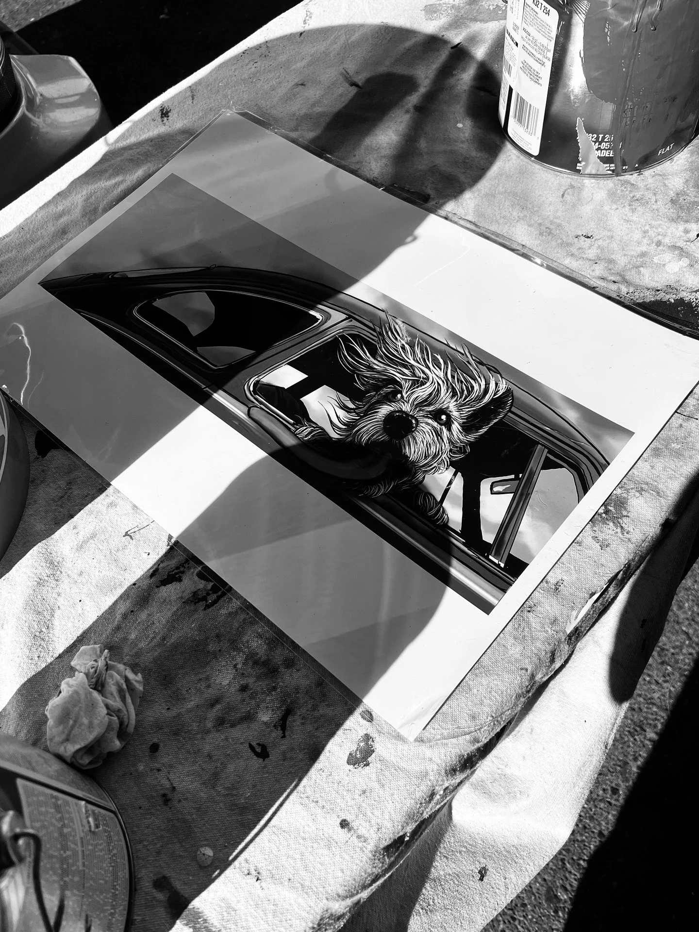 when the mural prompt for a wall between a car wash and a canine club is: &ldquo;dog &amp; car&rdquo; we knew who to call! 

@caseyweldon replied to the request with &ldquo;oh my dog i love it, im in!&rdquo; and now sodo has a new furry friend 🤗

@s