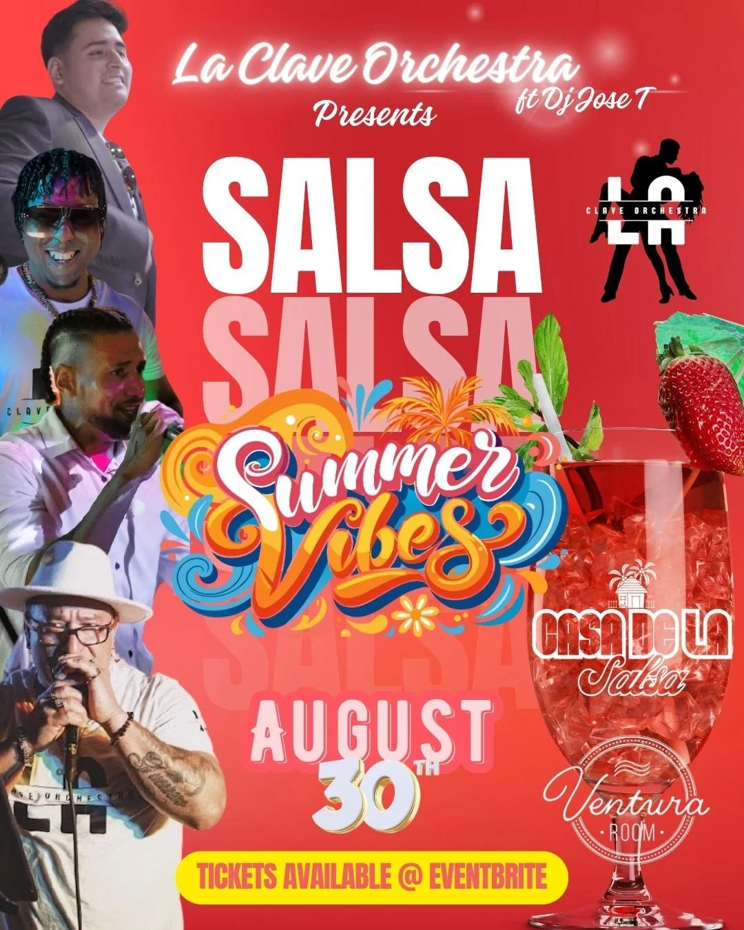 La Clave Orchestra y Casa De La Salsa bringing "Summer Vibes"