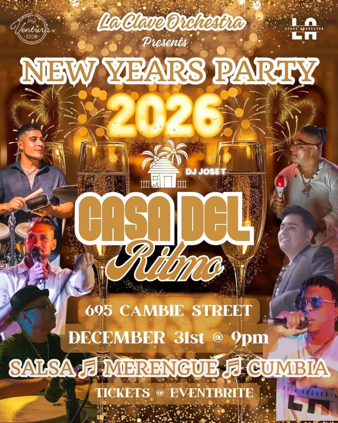 La Clave Orchestra presenting NEW YEARS EVE 2026 @VenturaRoom