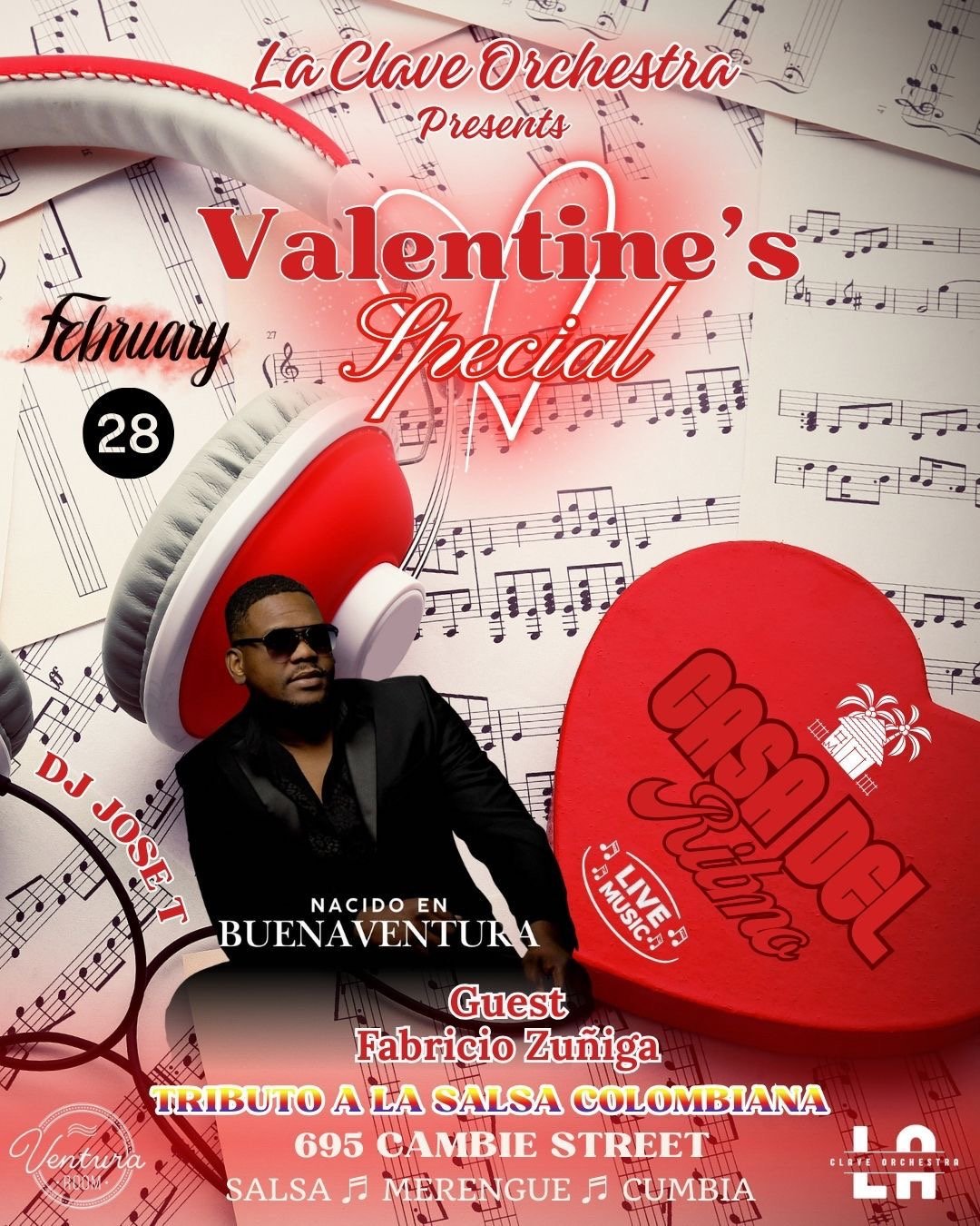 La Clave Orchestra presents "Casa Del Ritmo" Valentines Special Ft. Guest!