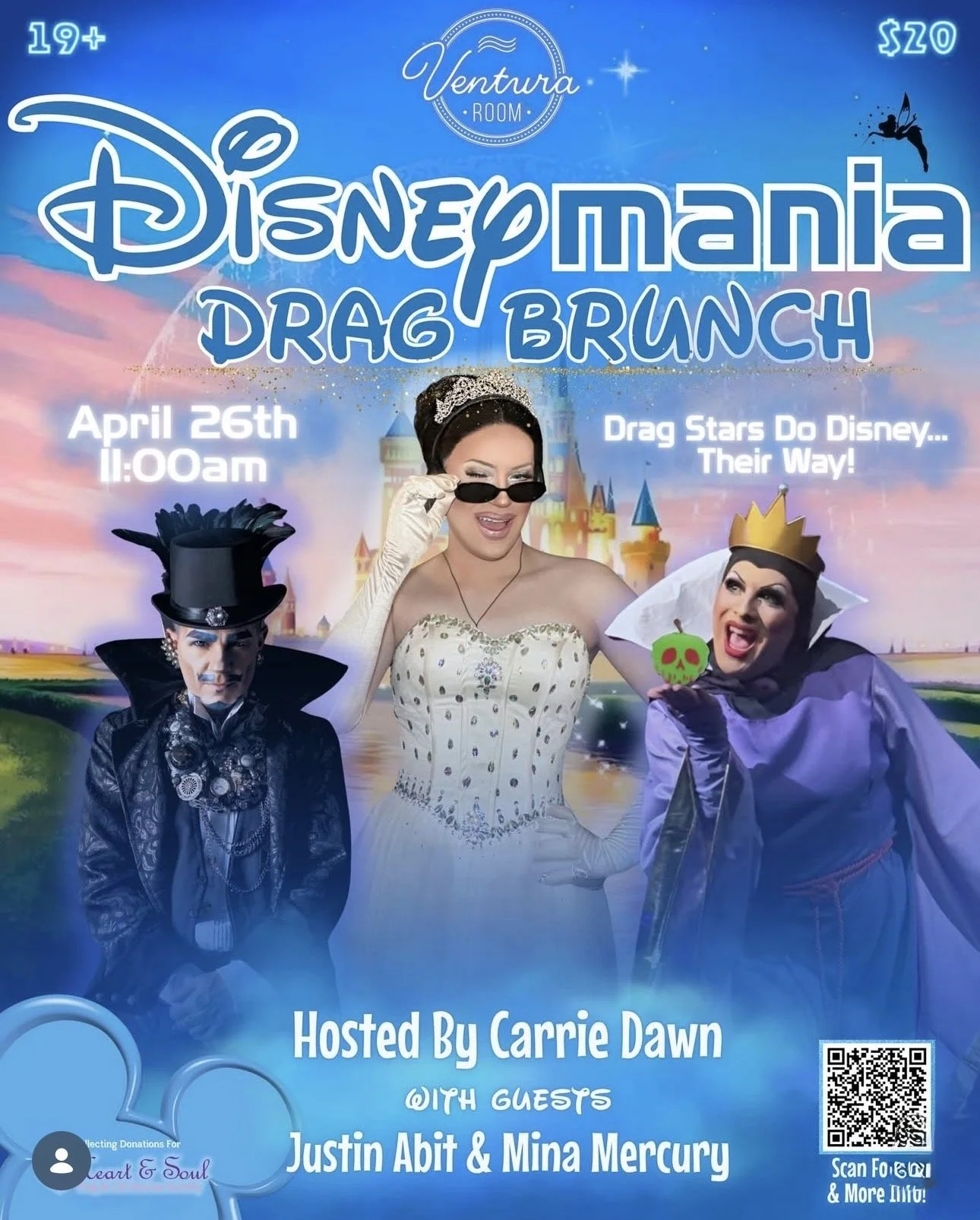 DISNEY MANIA DRAG BRUNCH at Ventura Room 