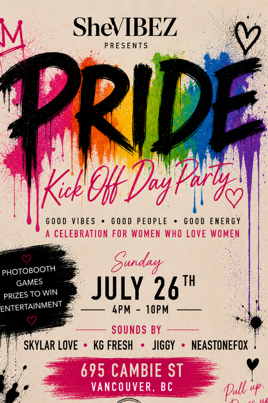 🌈 SHEVIBEZ PRIDE KICK OFF DAY PARTY 🌈