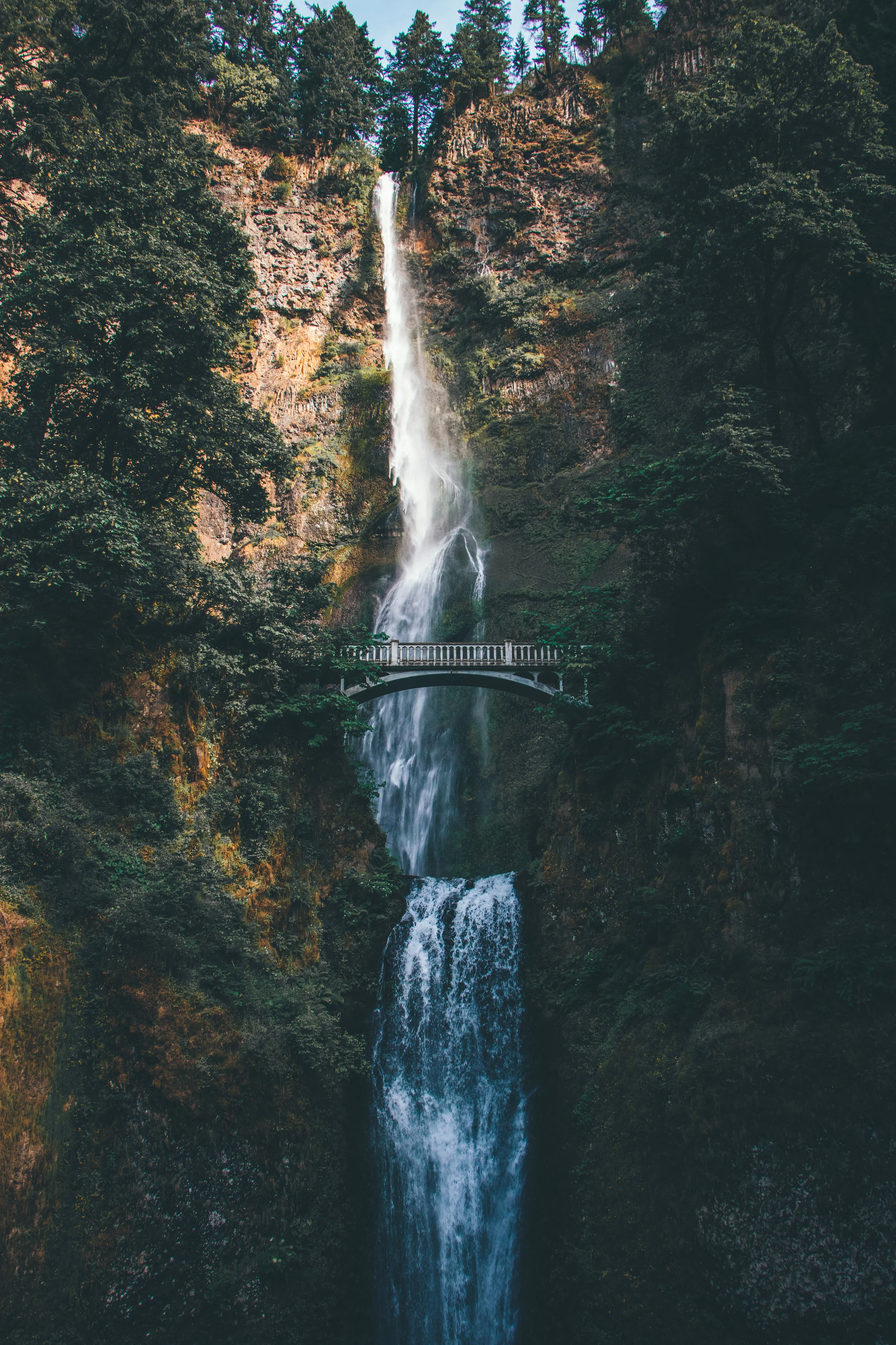 Visiting Multnomah Falls