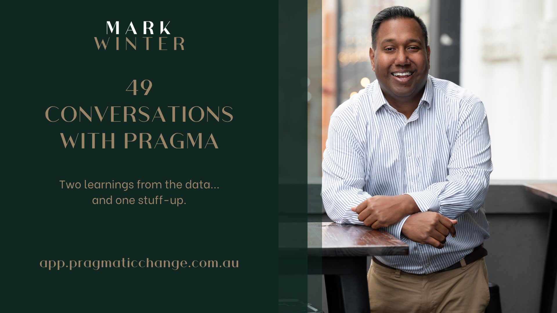 49 conversations with Pragma, the AI clone of my professional self: two learnings from the data and a stuff up.