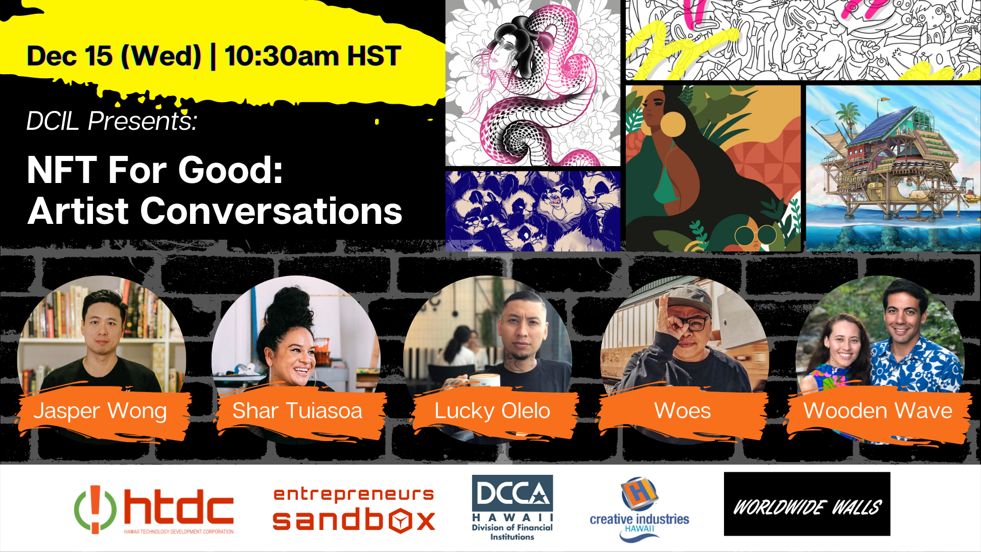 DCIL Presents: NFT For Good - Artist Conversations