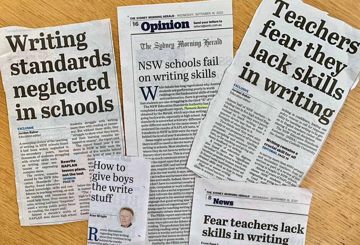 How can we prevent more Aussie kids falling behind in writing?