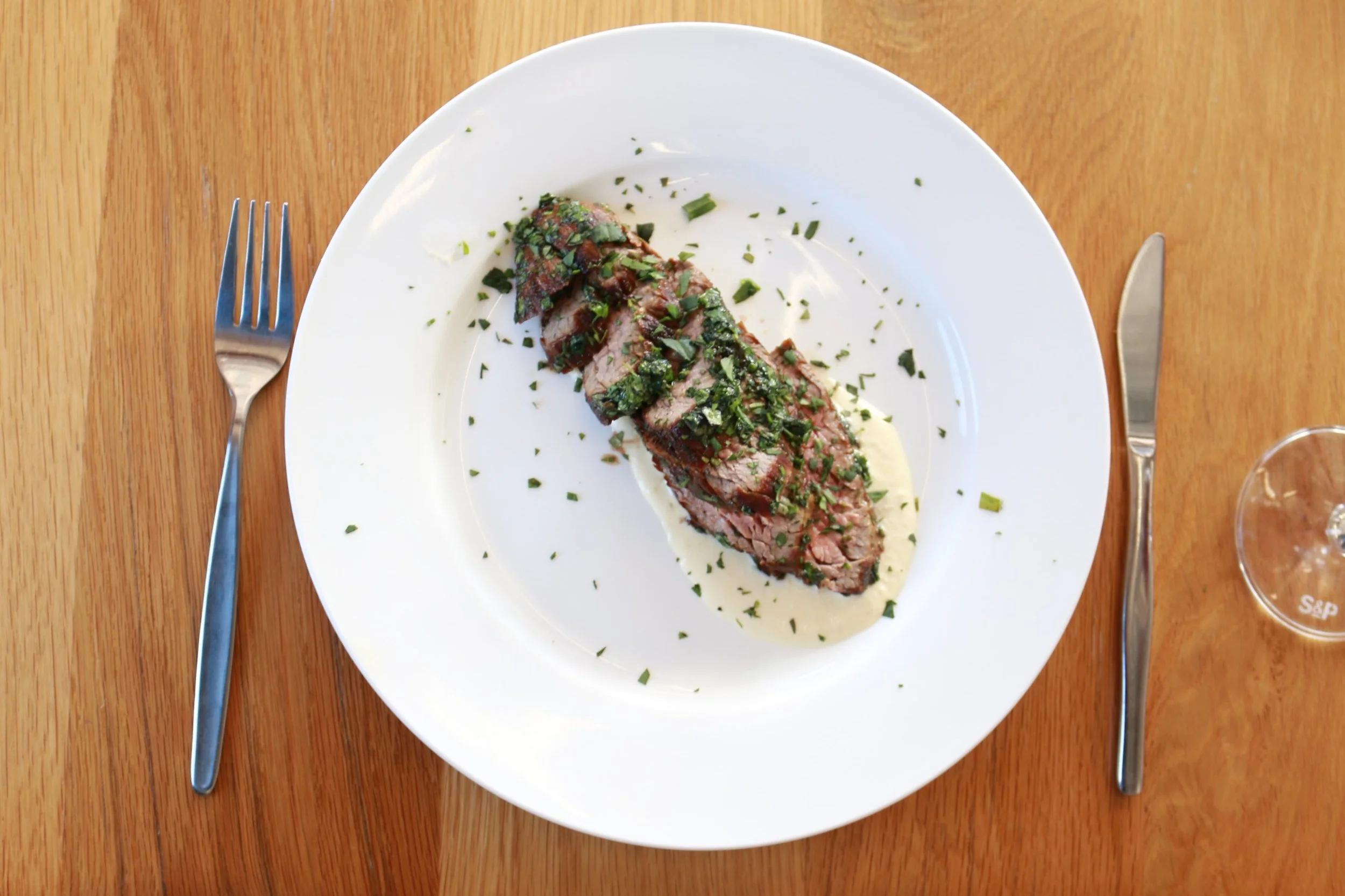 Nick's Eye Fillet &amp; Grape Salad