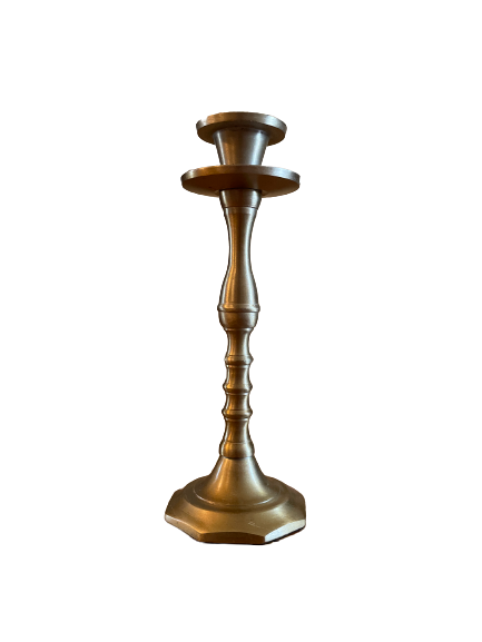 Brass Candleholder - Medium, $0.60, Inventory: 8