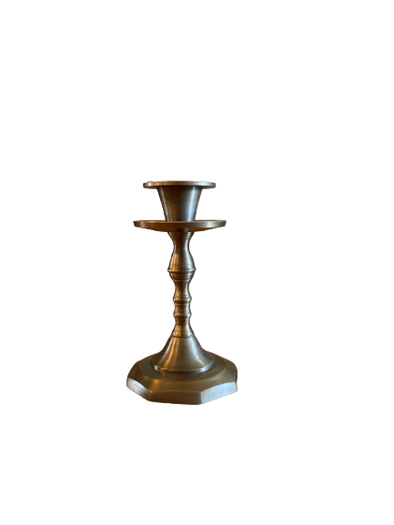 Brass Candleholder - Small, $0.60, Inventory: 4