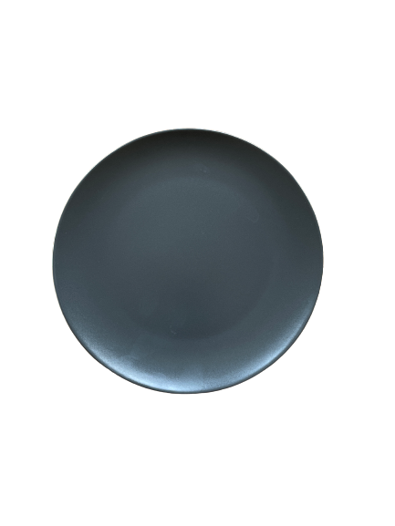 Charcoal Dinner Plate, $0.50, Inventory: 75