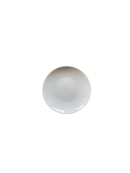 Glossy White Dessert Plate, $0.50, Inventory: 70