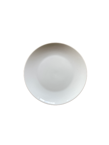 Glossy White Salad Plate, $0.50, Inventory: 70