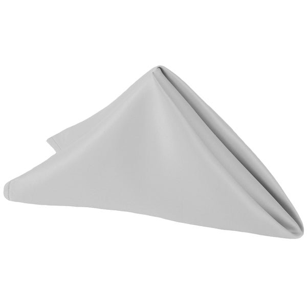 Silver Satin Napkin $0.75, inventory: 70