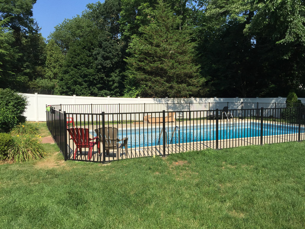 aluminum around pool in Wayland