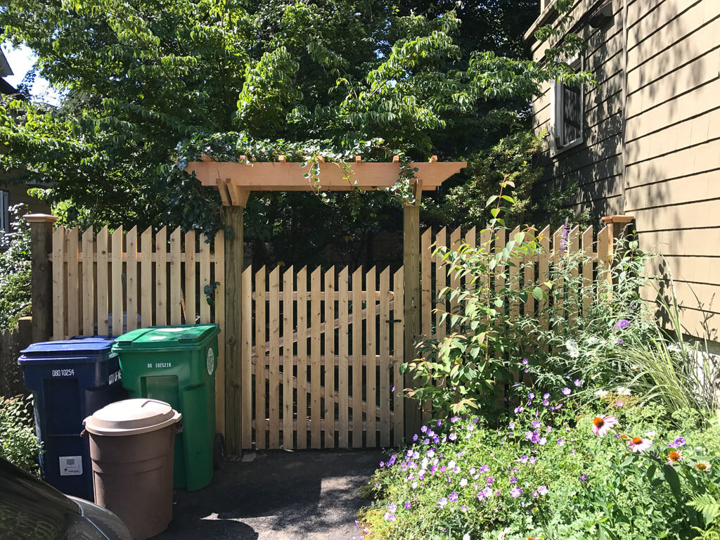 custom space board with Pergola in Newton