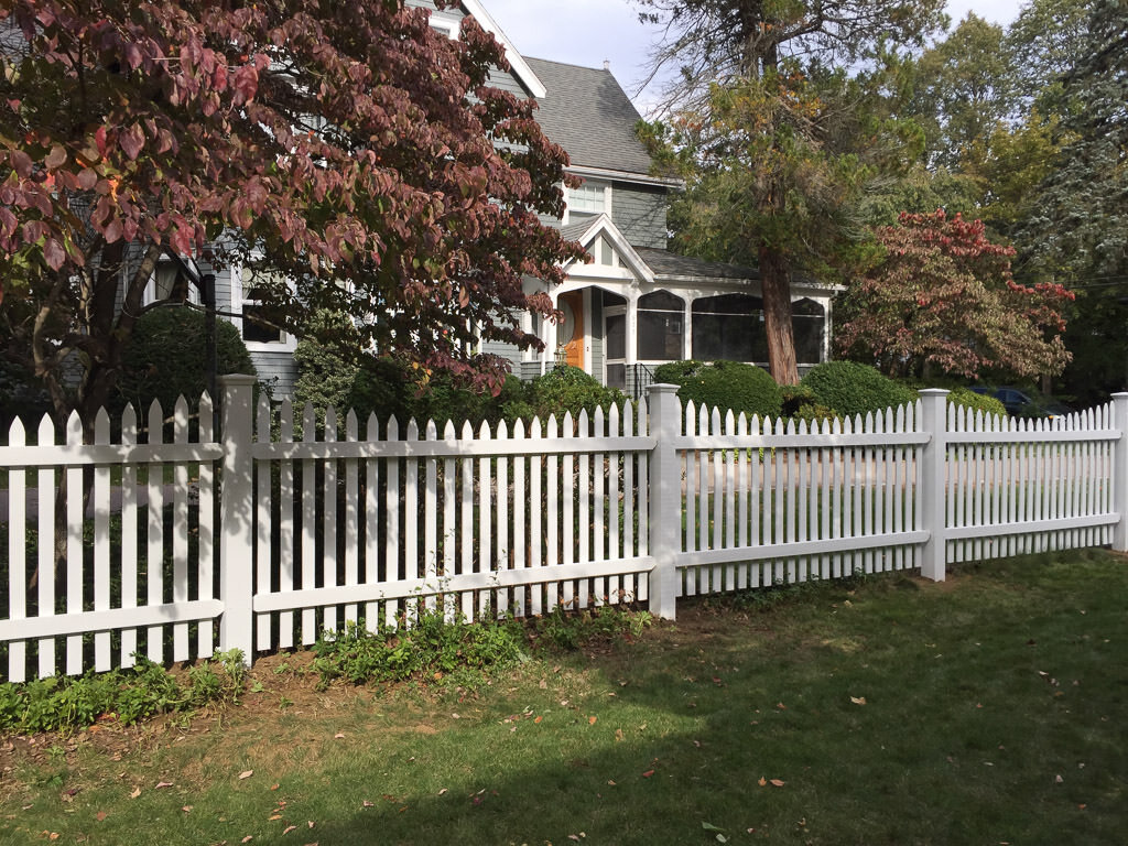 stained spaced stockade in Newton2