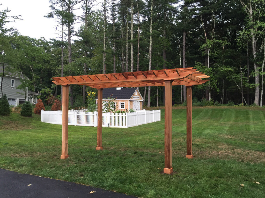 red cedar pergola2