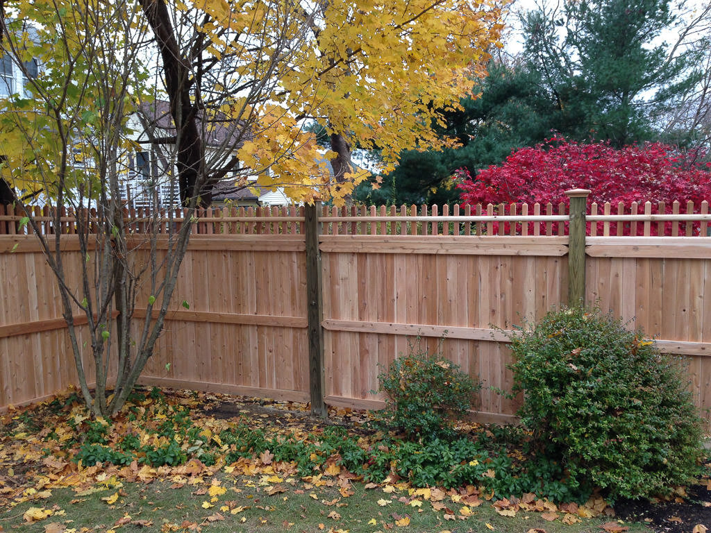 Cedar board with chestnut hill topper2 in Watertown