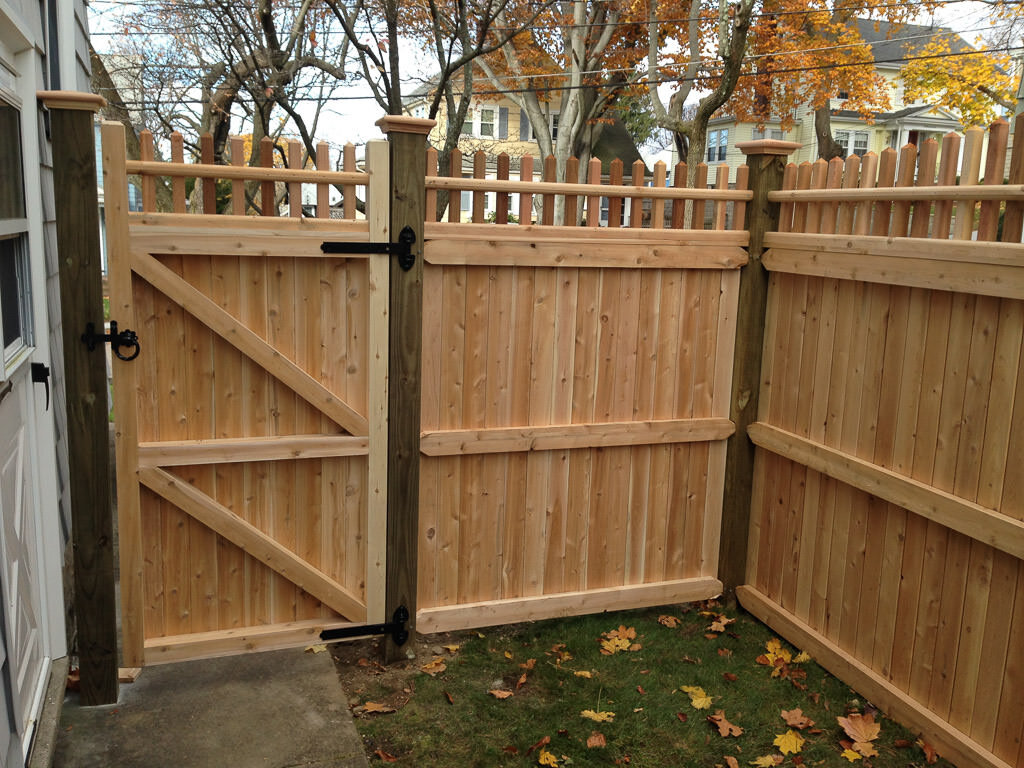 Cedar board with open top chestnut hill topper in Watertown