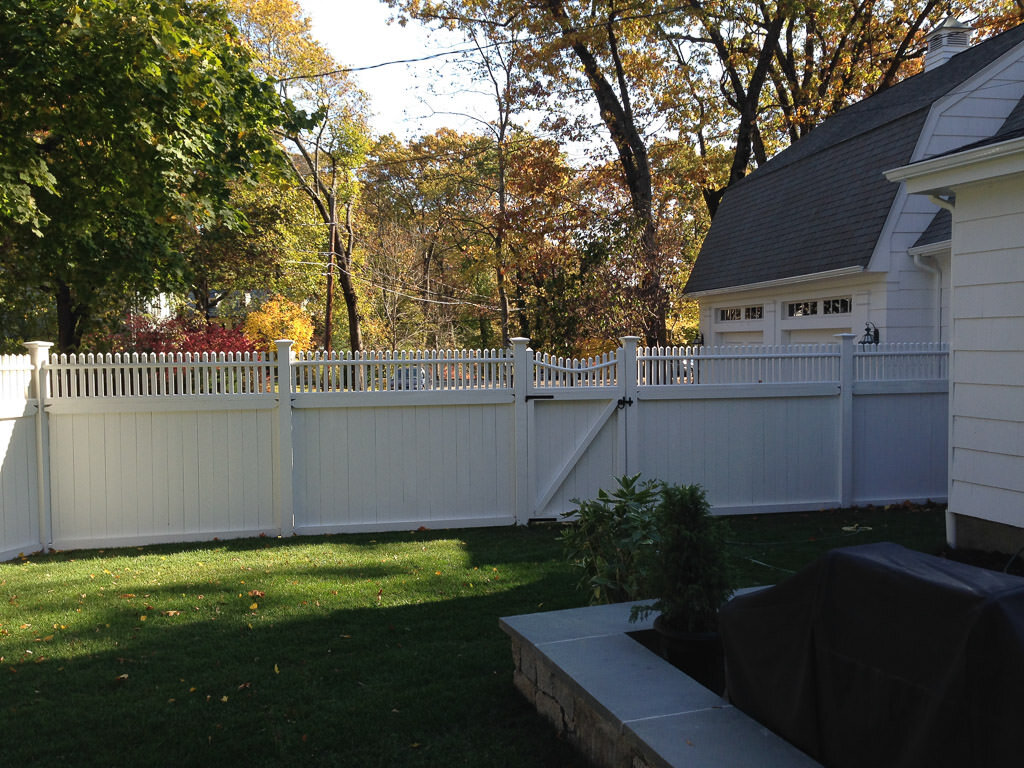 Stained white chestnut hill topper in Newton