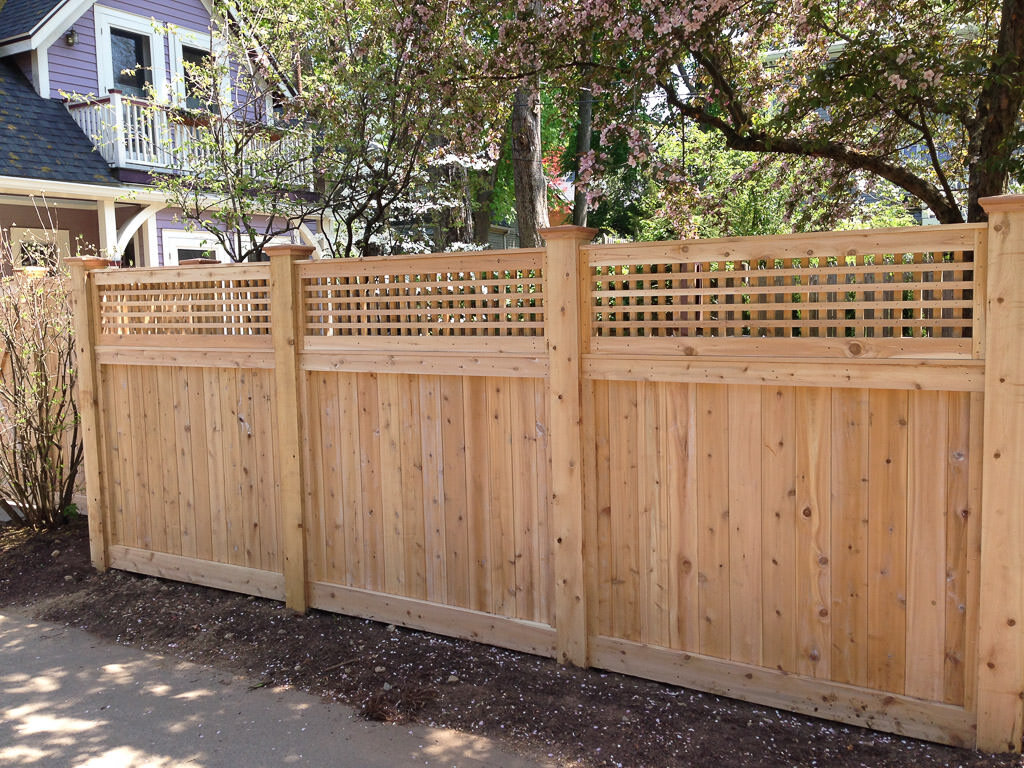 cedar small square lattice top in Waltham