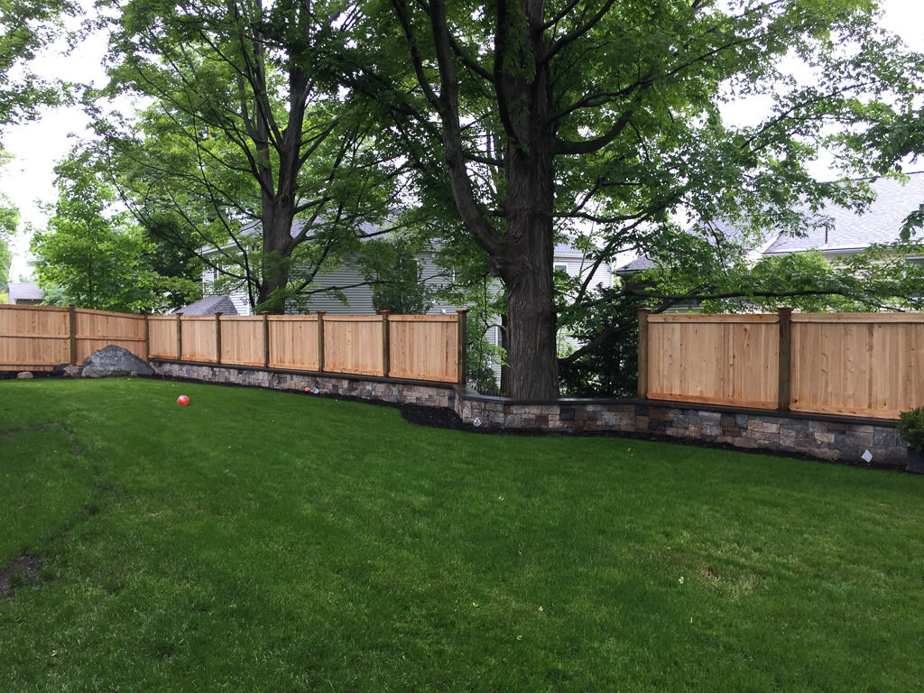 board fence on wall in Lexington