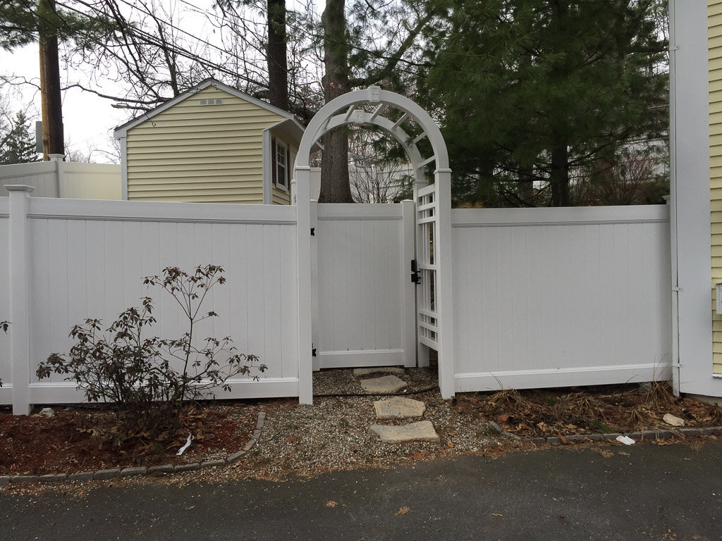 privacy with arbor in Newton