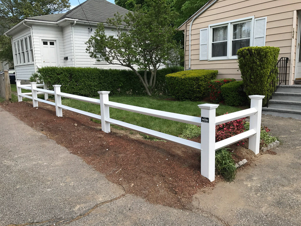 vinyl post and rail in Wellesley