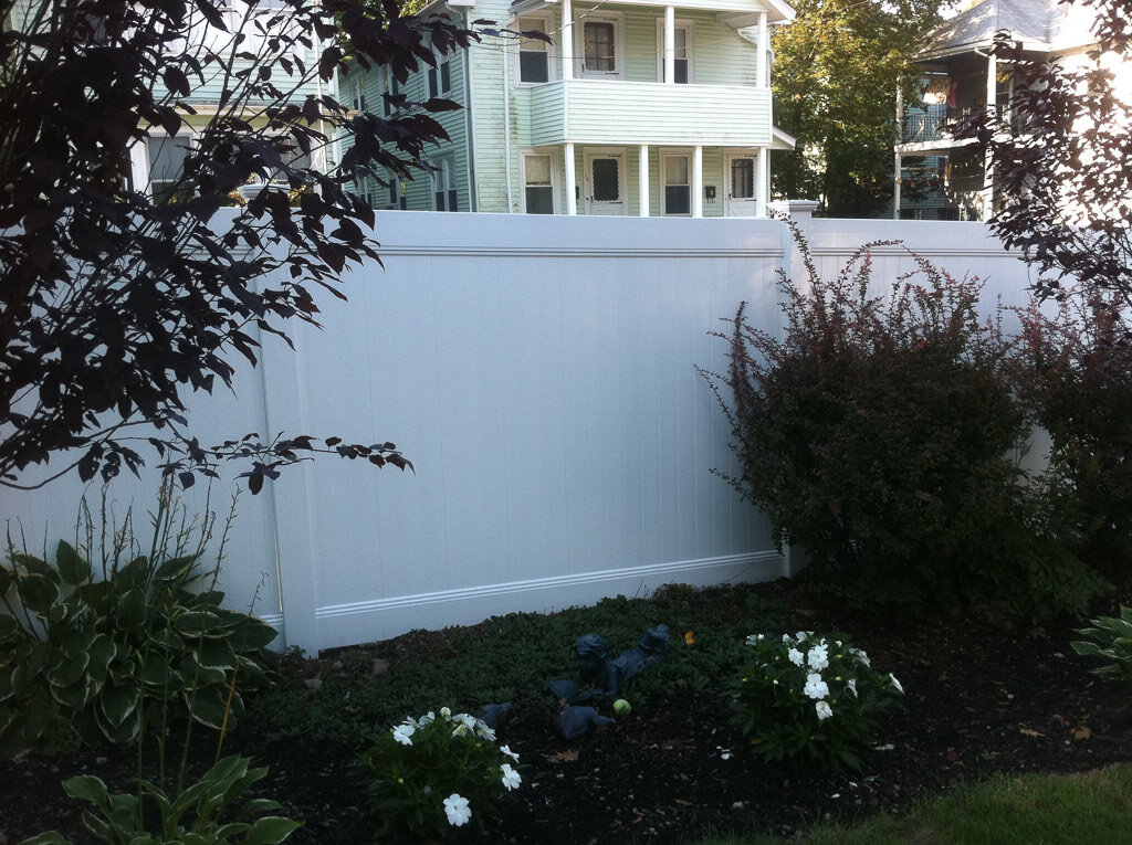 white vinyl privacy in Dorchester