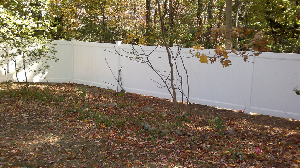 white vinyl privacy in Needham