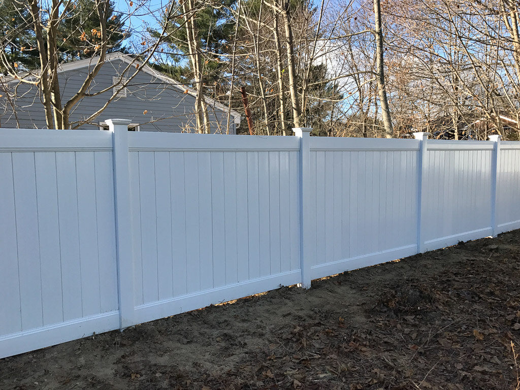 white vinyl, privacy in Sudbury