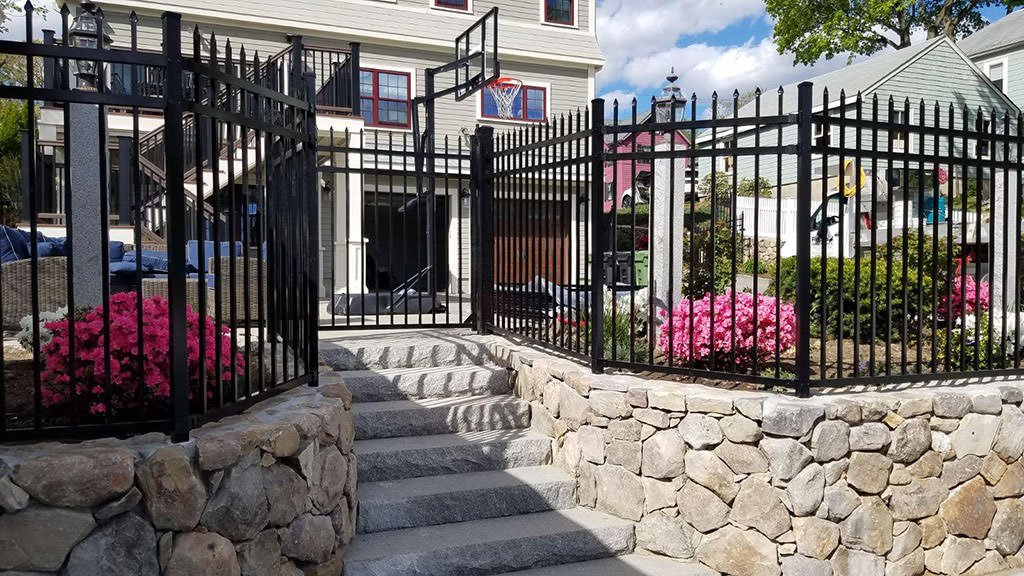 Aluminum fence in Watertown