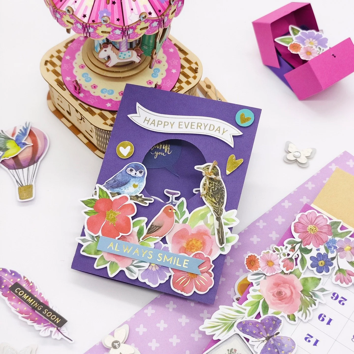 Handcrafted card, for your joy...