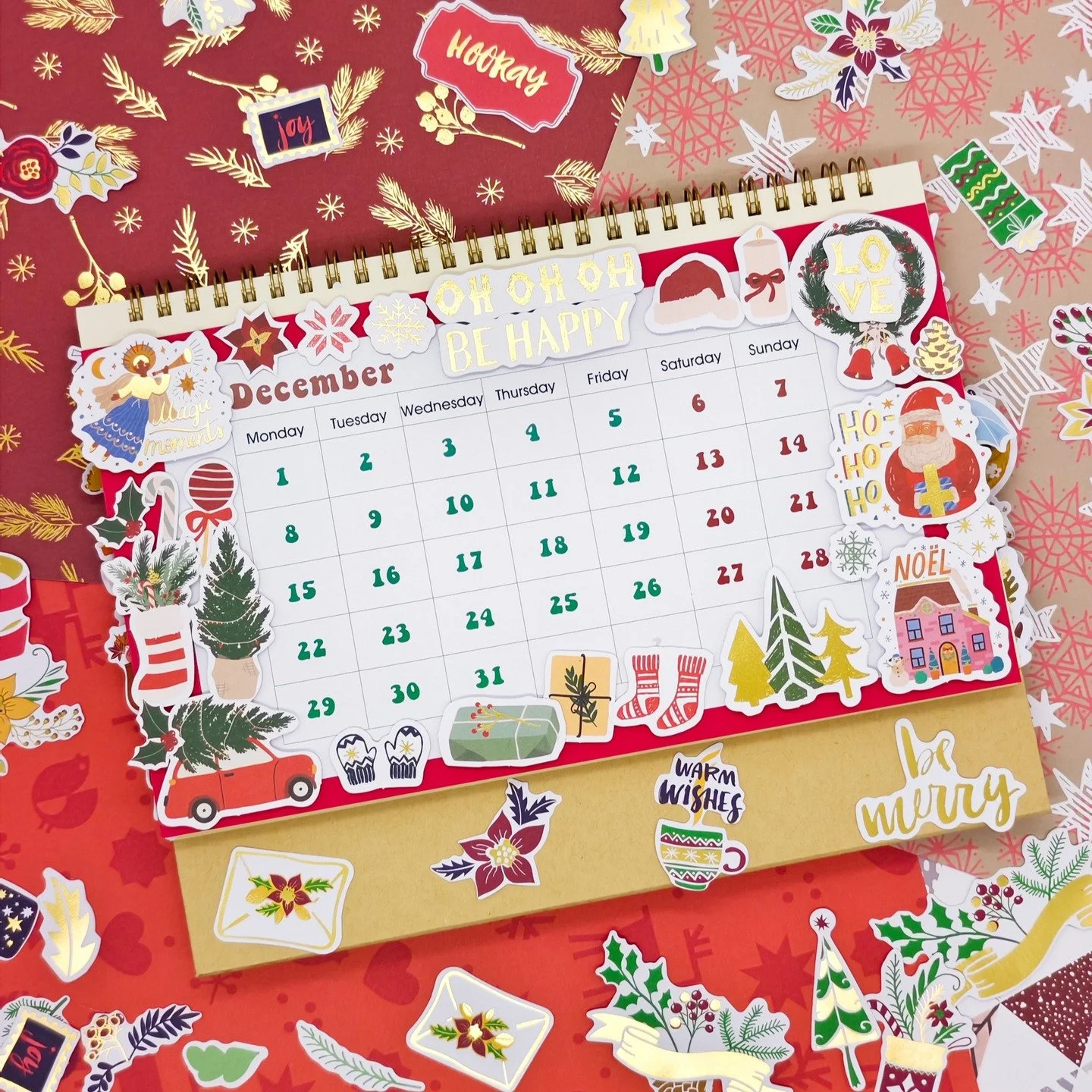 December canledar-Count down to christmas with daily joy-mark gatherings, cozy days, and all the festive moments that matter.--NOEL COLLECTION