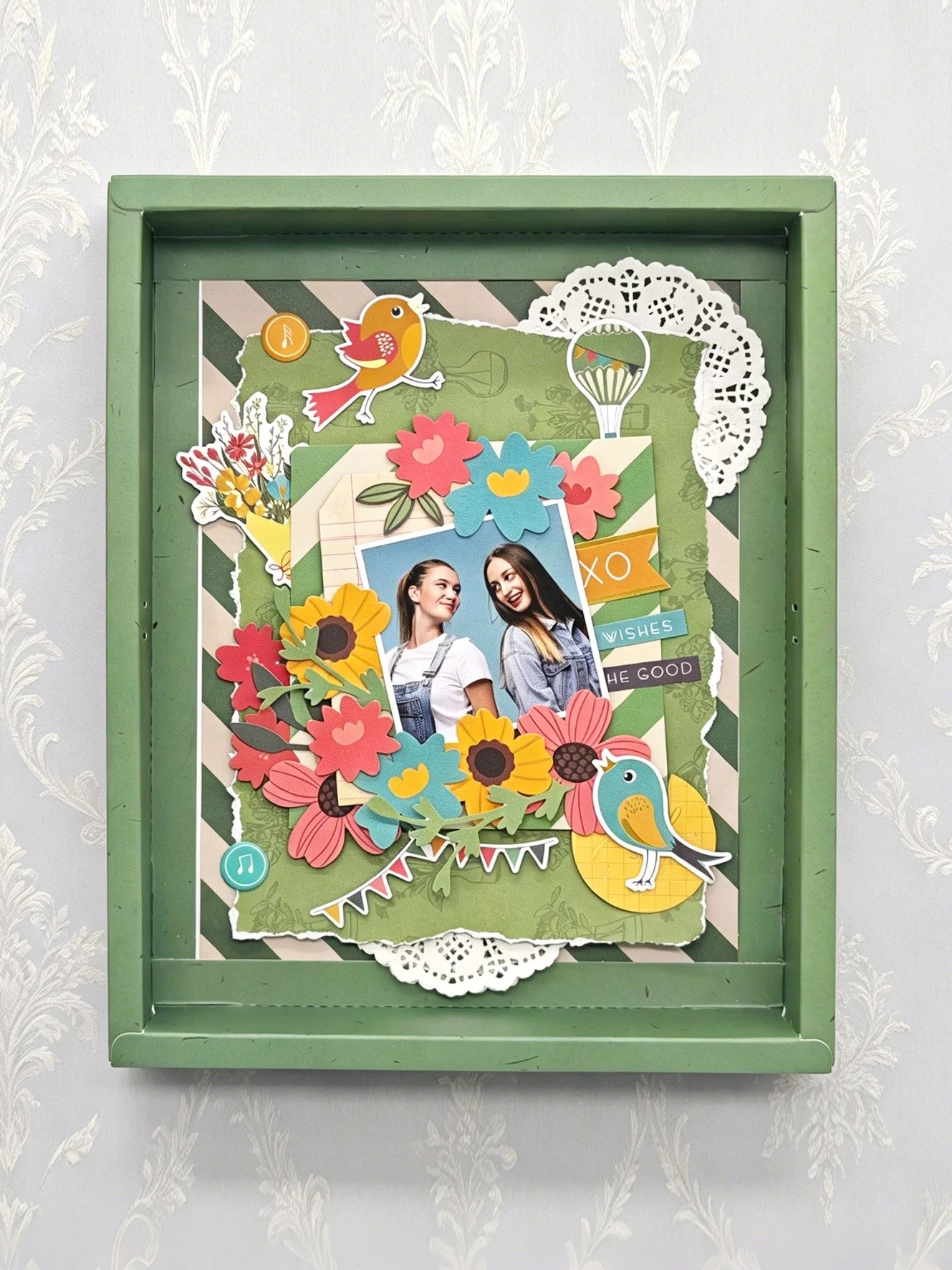 A lovely scrapbook page created from our Nature Sense collection, soft and full of spring warmth.#NatureSense #ScrapbookPage #PaperCrafts #Scrapbooking #NatureCrafts
#HandmadeWithLove #DIYCrafts #FloralScrapbook #SpringVibes #CraftInspiration