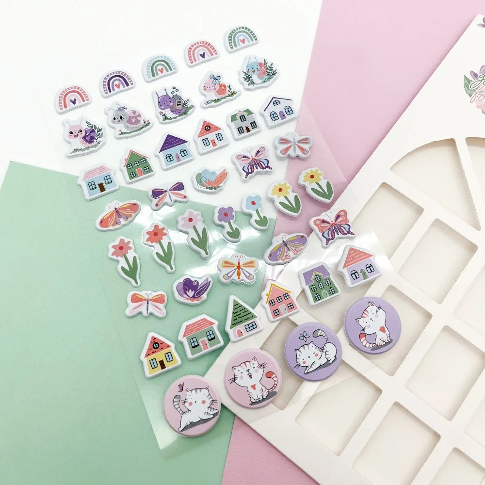 Good Fortune Puffy Stickers