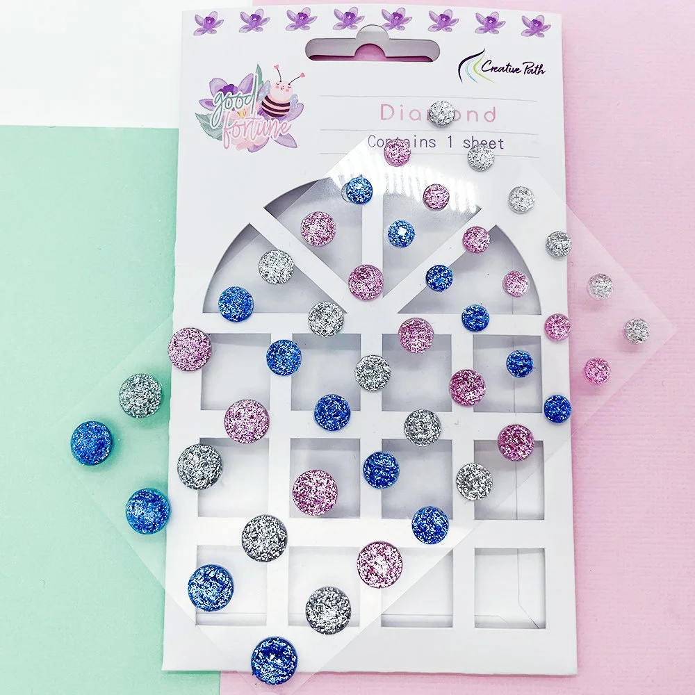 Good Fortune Diamond Stickers – 1 Sheet