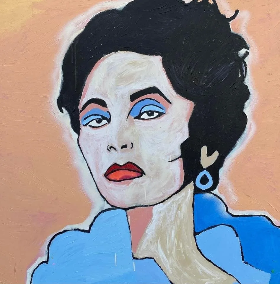 Mommie Dearest / 36x36in / acrylic on canvas 