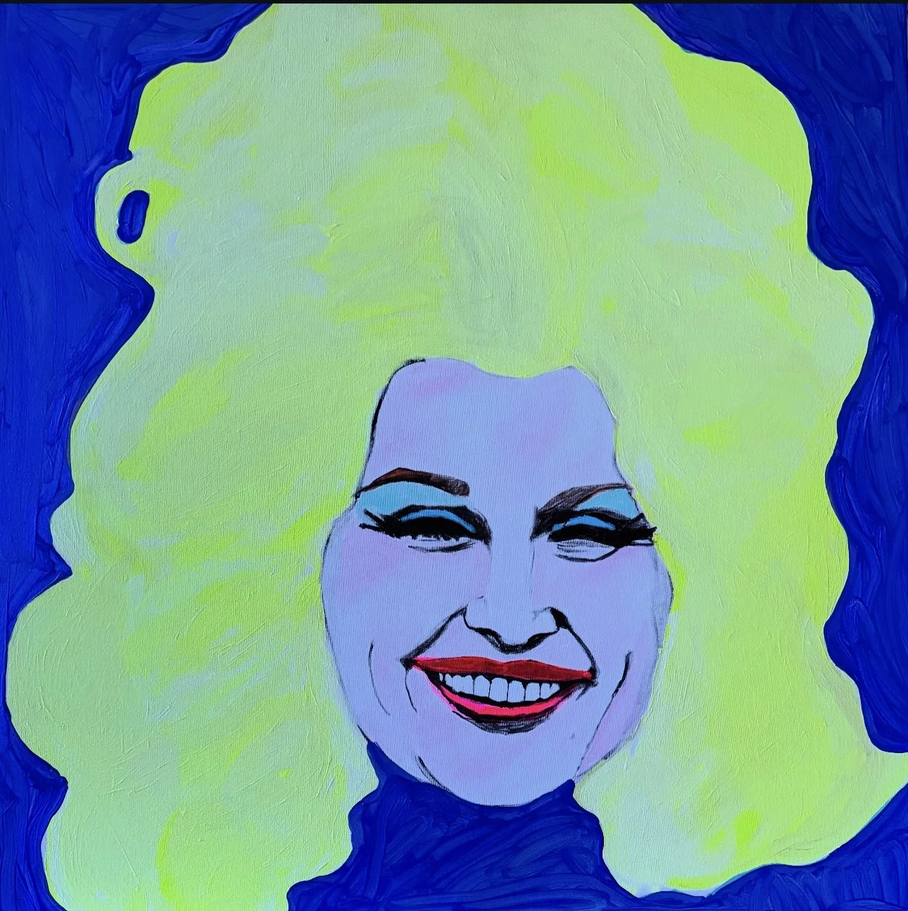 Dolly / 36x36in / acrylic on canvas 