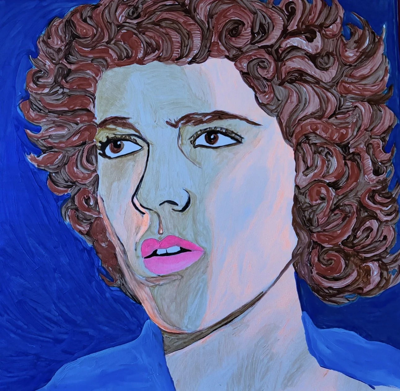 John John Kennedy / 36x36in / acrylic on canvas 